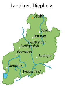 Diepholz (Landkreis) Karte