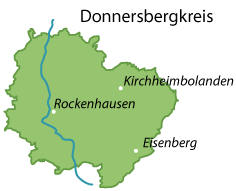 Donnersbergkreis Karte