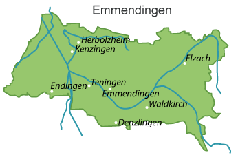 Emmendingen (Landkreis) Karte
