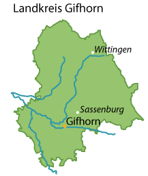 Gifhorn (Landkreis) Karte