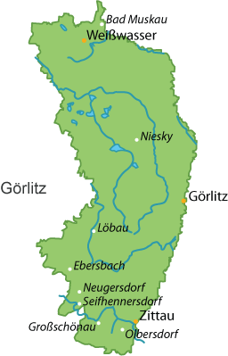 Görlitz (Landkreis) Karte