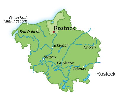 Rostock (Landkreis) Karte