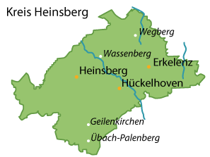 Heinsberg (Landkreis) Karte