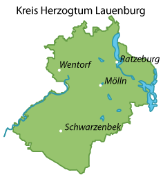 Herzogtum Lauenburg Karte