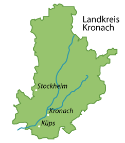 Kronach (Landkreis) Karte