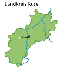Kusel (Landkreis) Karte