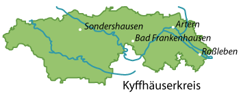 Kyffhäuserkreis Karte