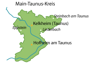 Main-Taunus-Kreis Karte