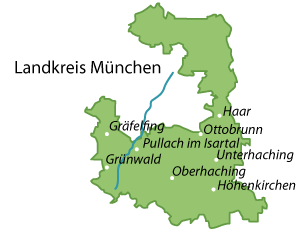 München (Landkreis) Karte