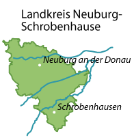 Neuburg-Schrobenhausen Karte