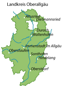 Oberallgäu Karte