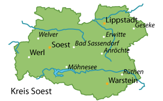 Soest (Landkreis) Karte