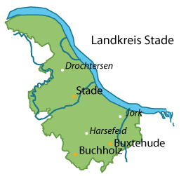 Stade (Landkreis) Karte