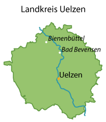 Uelzen (Landkreis) Karte