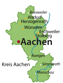 Aachen (Landkreis) Karte