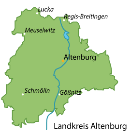Altenburger Land Karte