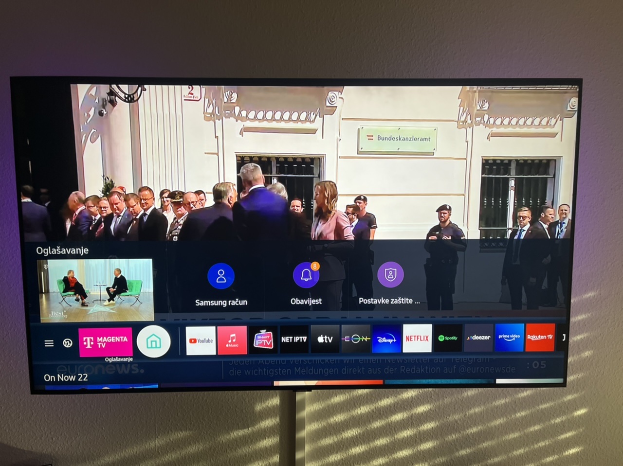 Samsung Smart TV 55“ 4K ULTRA HD mit Orginal Samsung Soundbar