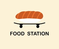 Logo Food Station Sushi