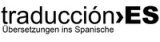Logo traducción>ES - Übersetzungen ins Spanische