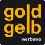 Logo goldgelb werbung