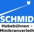 Logo SCHMID Hebebühnen- Minikranverleih