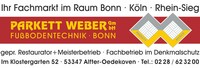 Logo Parkett Weber GmbH Fußbodentechnik Bonn
