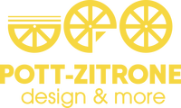 Logo POTT-ZITRONE design & more