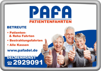 Logo P A F A  -  Patientenfahrten, PLD UG (haftungsbeschränkt)