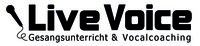 Logo Live Voice - Gesangsunterricht  & Vocalcoaching