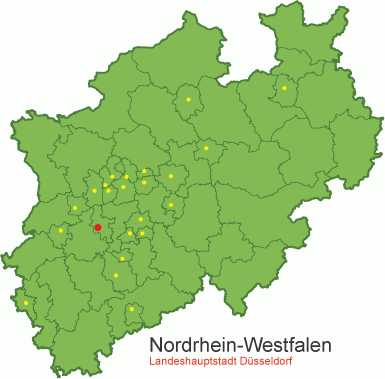 Nordrhein-Westfalen Karte