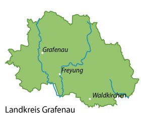Freyung-Grafenau Karte