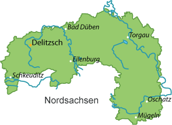 Nordsachsen Karte