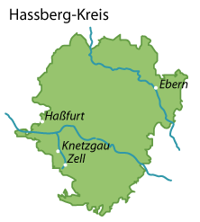Haßberge Karte