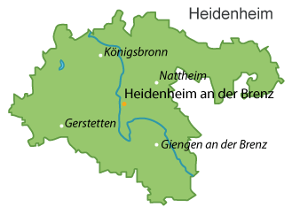 Heidenheim Karte