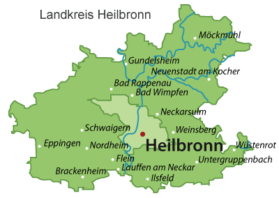 Bildergebnis für Landkreis Heilbronn ortsdienst karte