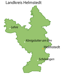 Helmstedt (Landkreis) Karte