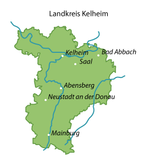 Kelheim (Landkreis) Karte
