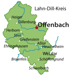 Lahn-Dill-Kreis Karte