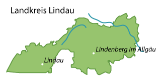 Lindau (Landkreis) Karte