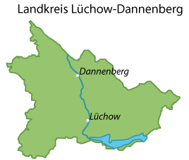 Lüchow-Dannenberg Karte