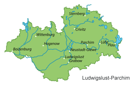 Ludwigslust-Parchim Karte