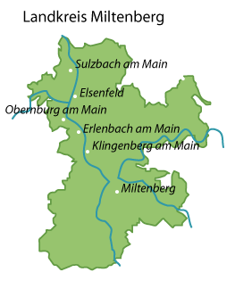 Miltenberg (Landkreis) Karte