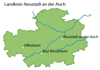 Neustadt a.d.Aisch-Bad Windsheim Karte