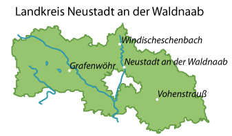 Neustadt a.d.Waldnaab Karte