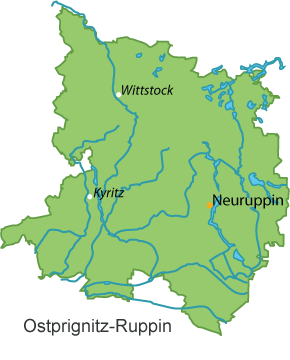 Ostprignitz-Ruppin Karte
