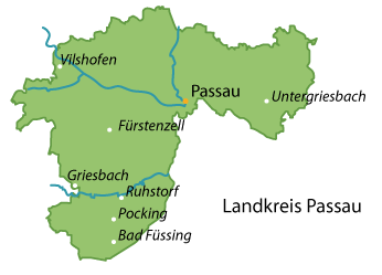 Passau (Landkreis) Karte