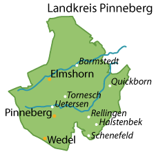 Pinneberg (Landkreis) Karte