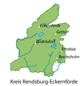 Rendsburg-Eckernförde Karte