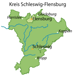 Schleswig-Flensburg Karte