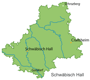 Schwäbisch Hall (Landkreis) Karte